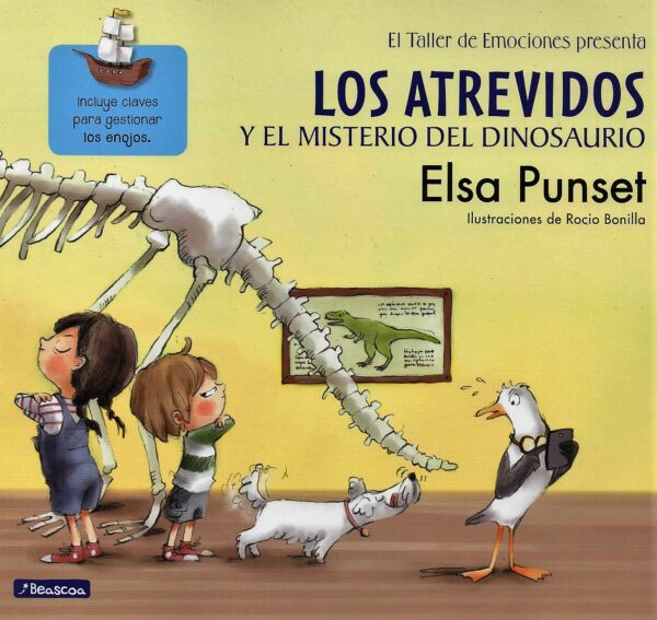 Los atrevidos y el isterio del dinosaurio PORTADA