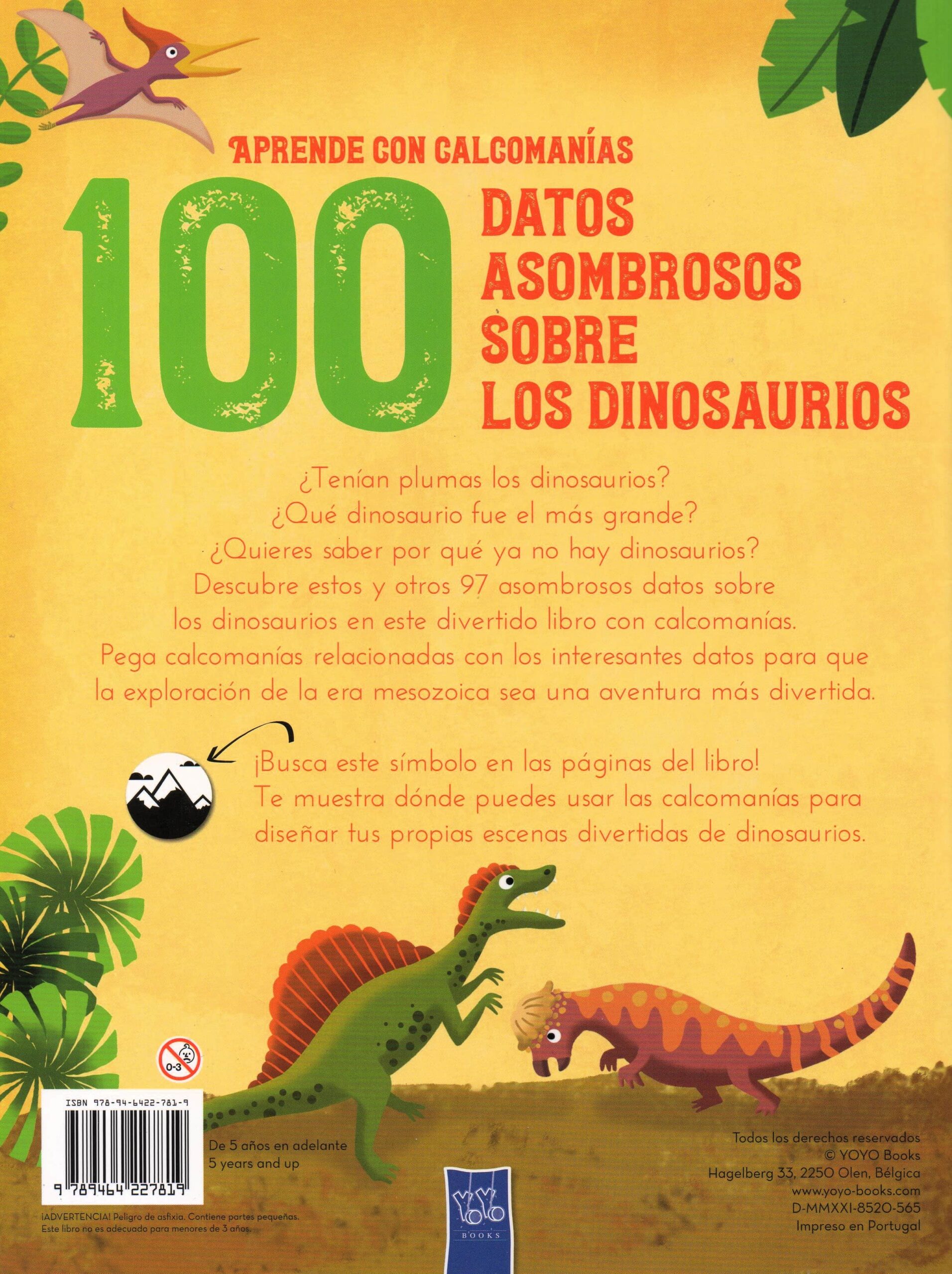 100 datos asombrosos dinosaurios CONTRA PORTADA950