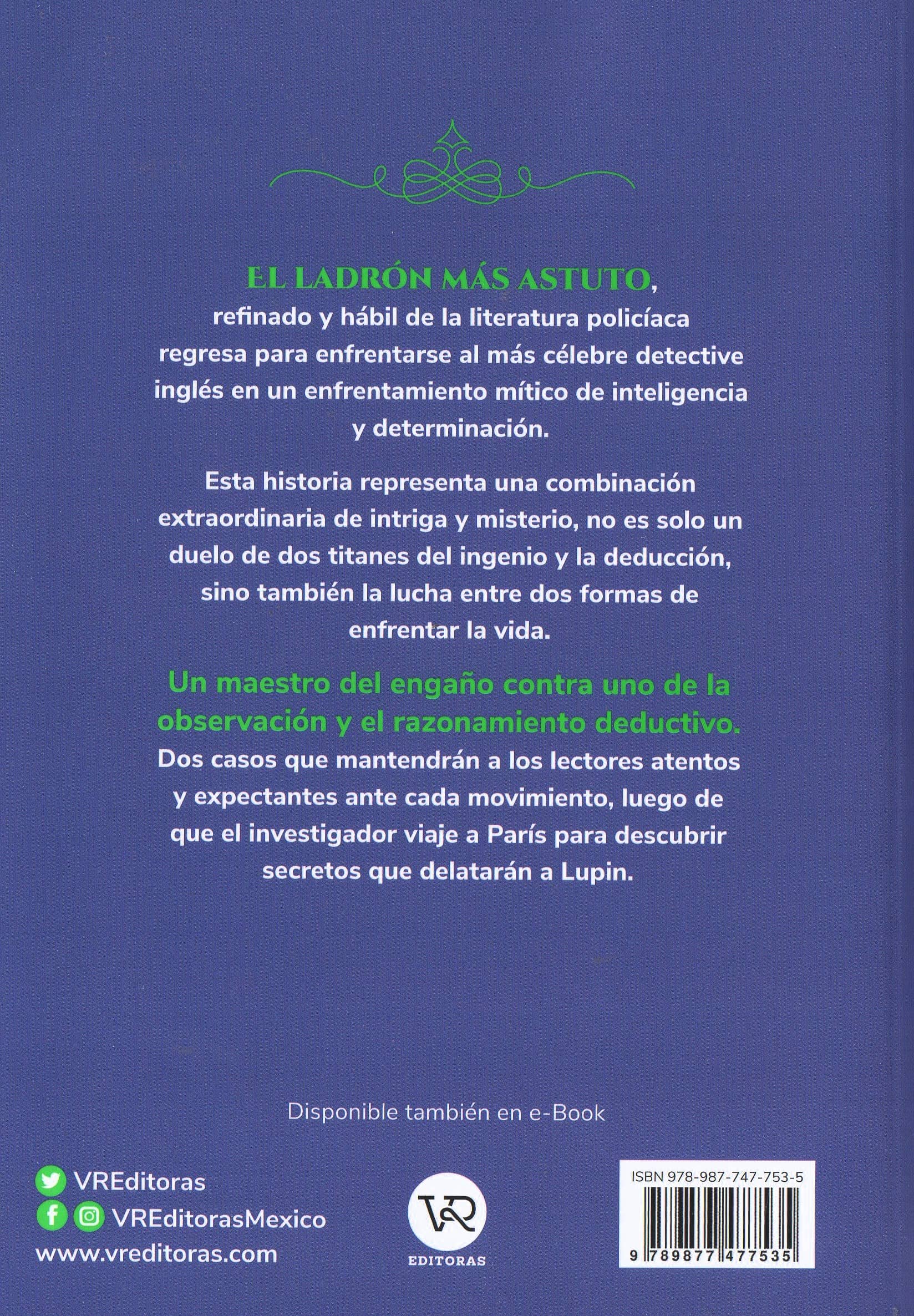 Arsene Lupin contra Herlock Sholmes CONTRAPORTADA967