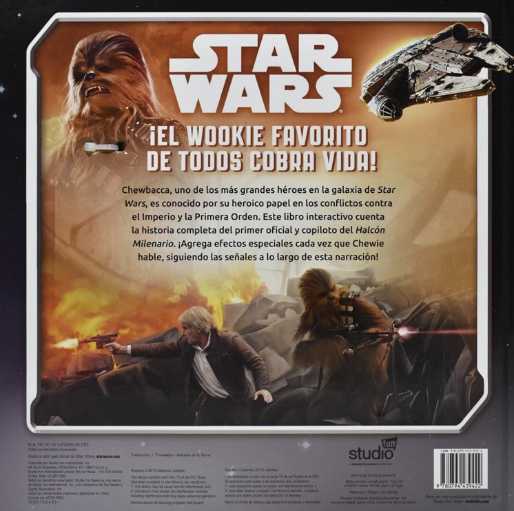 La historia de Chewbacca CONTRAPORTADA