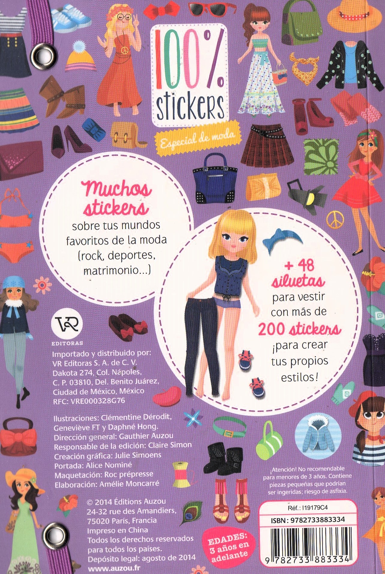 100 stickers especial de moda CONTRAPORTADA981